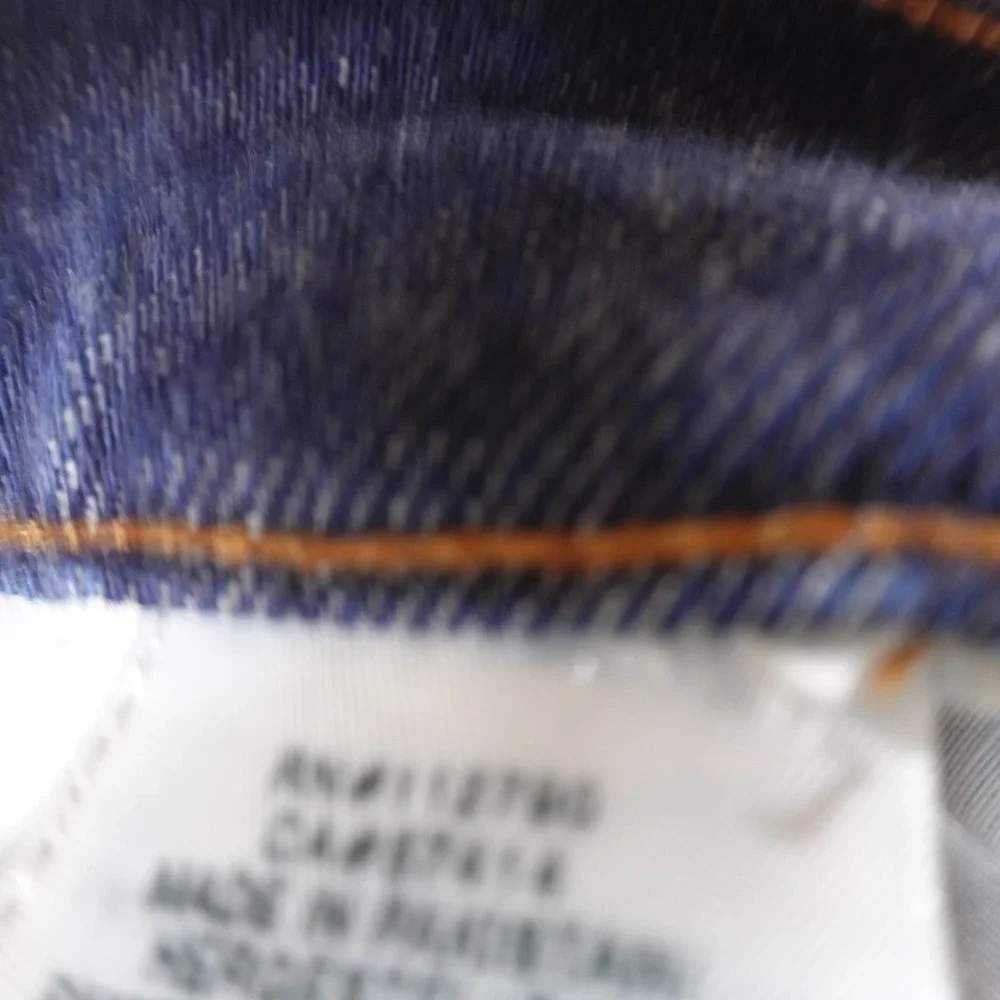 True Religion Jeans Mens 40X26 Dark Blue Denim Pants Ricky Relaxed Straight Fade